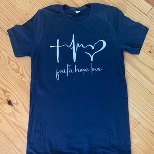 Faith hope love tshirt